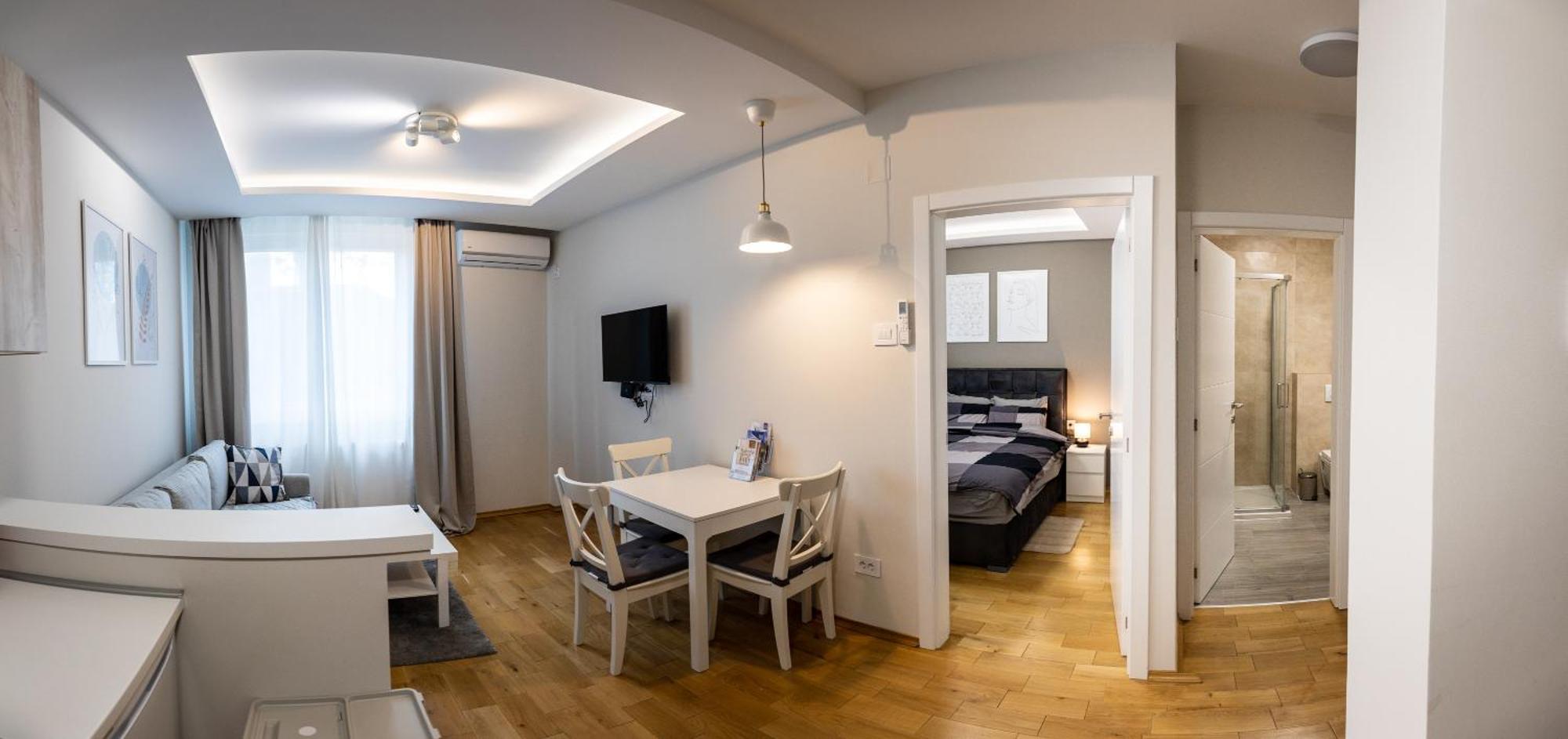 Black & White Apartment Subotica Eksteriør bilde